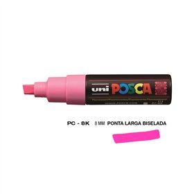 Marcador Uniball Posca PC-8K 8mm Rosa Fluor (F13) 1un