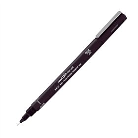 Marcador Fino Uniball Calibrado PIN 0,5mm Preto 1un