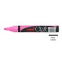 Marcador Giz UNI PWE-5M 1,8-2,5mm Rosa Fluorescente 1un