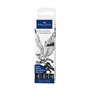 Marcador Artístico Pitt Faber-Castell Comic Preto 4 Cores