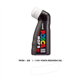 Marcador Uniball Posca MopR PCM-22 19mm Branco (1) 1un