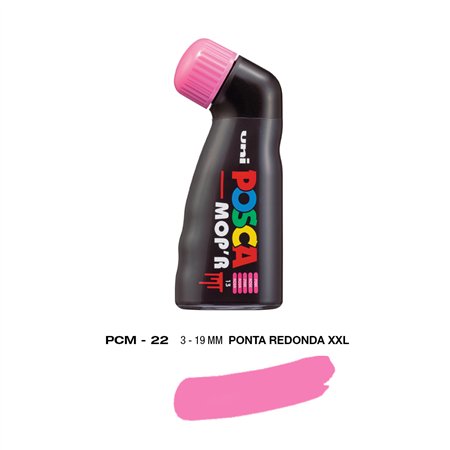Marcador Uniball Posca MopR PCM-22 19mm Rosa (13) 1un