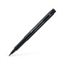 Marcador Artístico Pitt 199 Faber-Castell Preto Tam B 1un