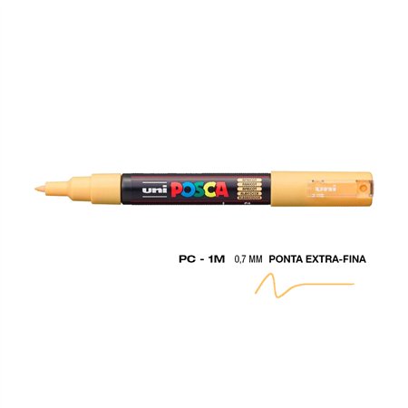 Marcador Uniball Posca PC-1M 0,7mm Apricot (P4) 1un