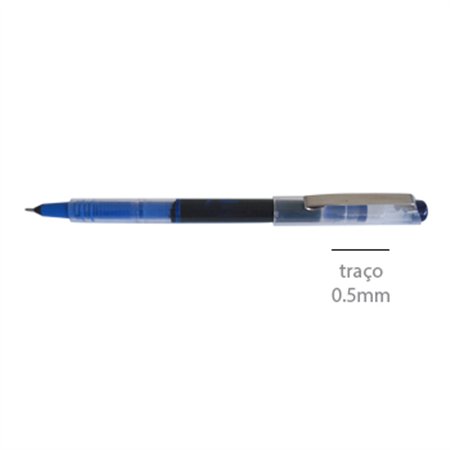 Marcador Roller BYRX 1112 0,5mm Azul 50un
