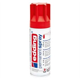 Tinta Acrílica Edding 5200 Spray 200ml Vermelho Trafego