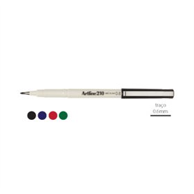 Marcador Médio Artline 210 0,6mm Preto 1un