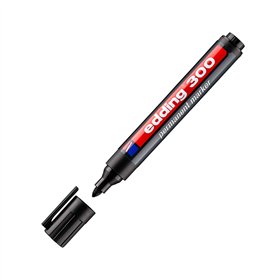 Marcador Médio Edding 300 1,5-3mm Preto 1un