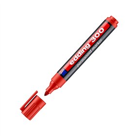 Marcador Médio Edding 300 1,5-3mm Vermelho 1un