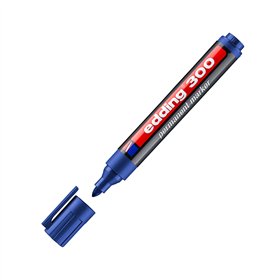 Marcador Médio Edding 300 1,5-3mm Azul 1un