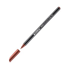 Marcador Médio Edding 1200 1mm Castanho 1un