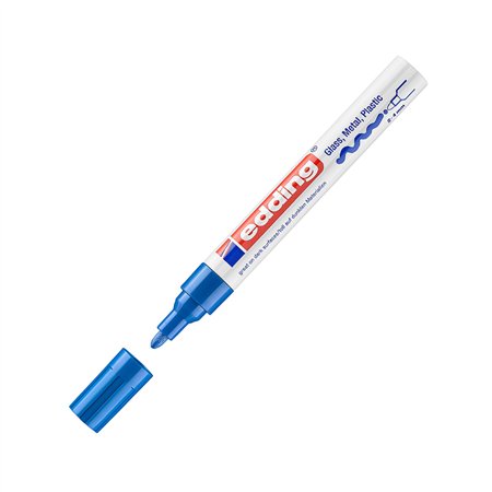 Marcador Grosso Edding 750 2-4mm Azul 1un