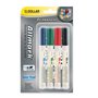 Marcador Permanente Grosso Allmark UMS2 2mm 4 Cores 4un