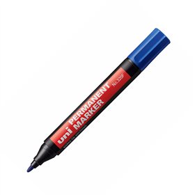 Marcador Permanente Médio UNI 320F 1-3mm Azul 1un