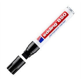 Marcador Permanente Grosso Edding 850 5-15mm Preto 1un