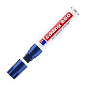 Marcador Permanente Grosso Edding 850 5-15mm Azul 1un