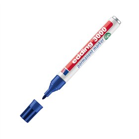 Marcador Permanente Grosso Edding 3000 Azul 1,5-3mm 1un