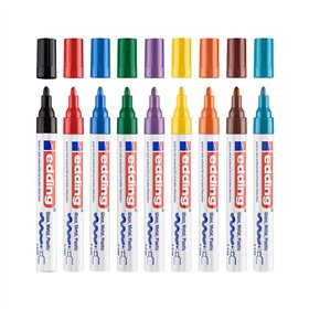 Marcador Grosso Edding 750 2-4mm 10 Cores 10un