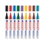 Marcador Grosso Edding 750 2-4mm 10 Cores 10un