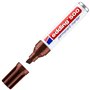 Marcador Permanente Grosso Edding 500 2-7mm Castanho 1un