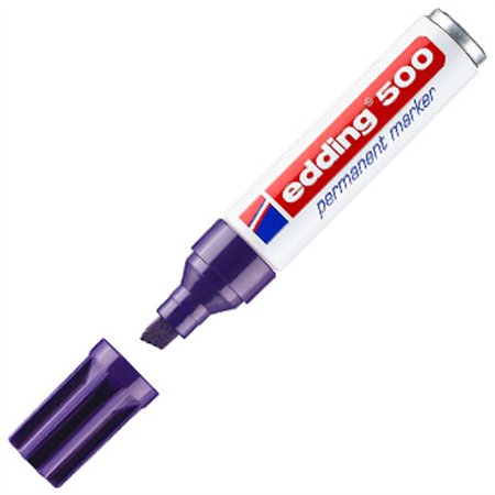 Marcador Permanente Grosso Edding 500 2-7mm Violeta 1un