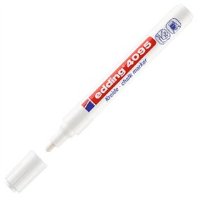 Marcador Giz Edding 4095 2-3mm Branco 1un