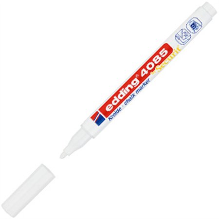 Marcador Giz Edding 4085 1-2mm Branco 1un