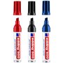 Marcador Permanente Grosso Edding 500 2-7mm 3 Cores 3un