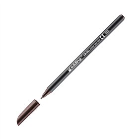Marcador Médio Edding 1200 1mm Castanho Escuro 1un
