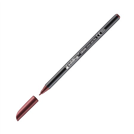 Marcador Médio Edding 1200 1mm Bordeaux 1un