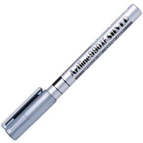 Marcador Permanente Médio Artline EK440 1,2mm Prata 1un