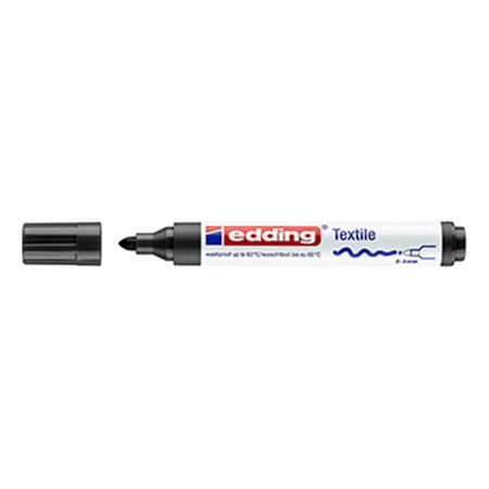 Marcador Tecidos Edding 4500 2-3mm Preto 1un