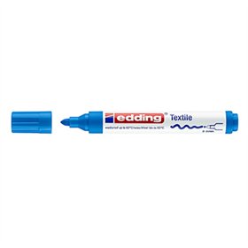 Marcador Tecidos Edding 4500 2-3mm Azul Claro 1un