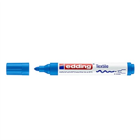 Marcador Tecidos Edding 4500 2-3mm Azul Claro 1un
