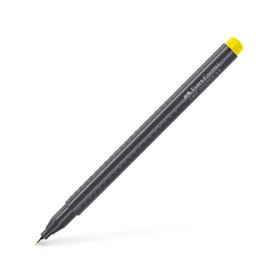 Marcador Fino Faber-Castell 0,4mm Amarelo Claro 1un