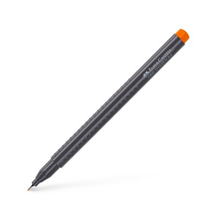 Marcador Fino Faber-Castell 0,4mm Laranja 1un