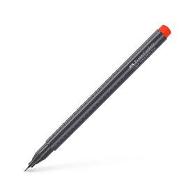 Marcador Fino Faber-Castell 0,4mm Vermelho Geranio Claro 1un