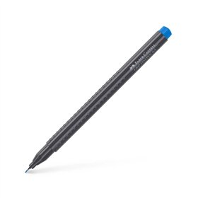 Marcador Fino Faber-Castell 0,4mm Azul Helio Avermelhado 1un
