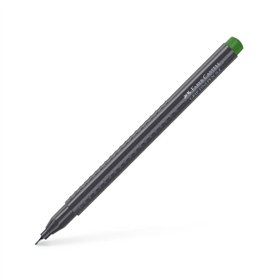 Marcador Fino Faber-Castell 0,4mm Verde Oliveira 1un