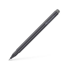 Marcador Fino Faber-Castell 0,4mm Cinza 1un