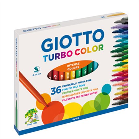Marcador Feltro 036un Giotto Turbo Color