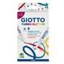 Marcador Feltro  08un Giotto Turbo Glitter