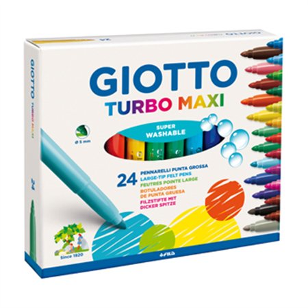Marcador Feltro 024un Giotto Turbo Maxi