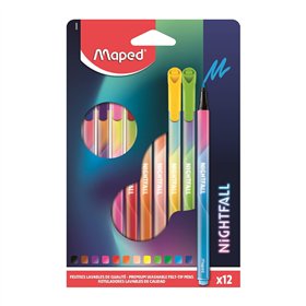 Marcador Feltro 012un Maped Peps Nightfall