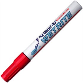 Marcador Superfícies Molhadas Artline 47 Vermelho 1un