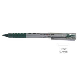 Marcador Roller Paper Mate Aquandis 0,7mm Verde 1un