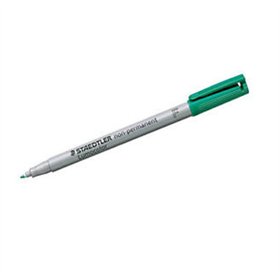 Marcador Fino Staedtler Lumocolor 316-5 0,6mm Verde 1un