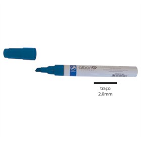 Marcador Permanente Grosso Alban AC1075-02 2mm Azul 1un