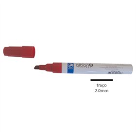 Marcador Permanente Grosso AC1075-03 2mm Vermelho 1un