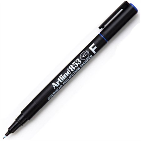 Marcador Permanente Fino Artline 853 0,5mm Azul 12un